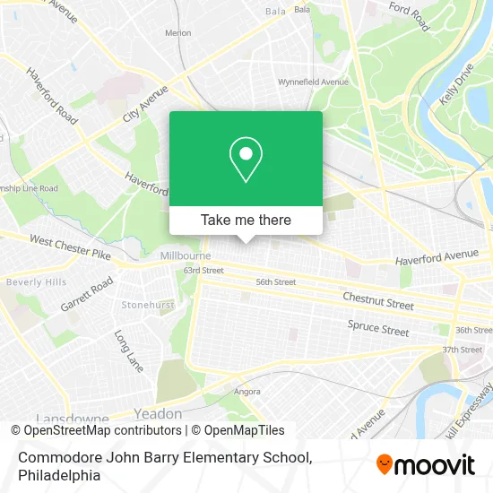 Commodore John Barry Elementary School map