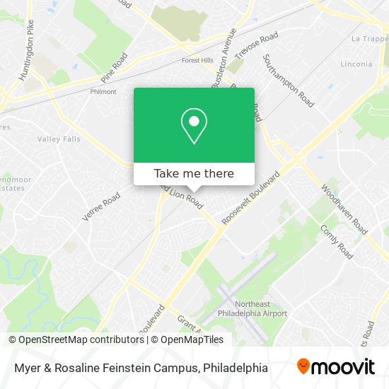 Myer & Rosaline Feinstein Campus map