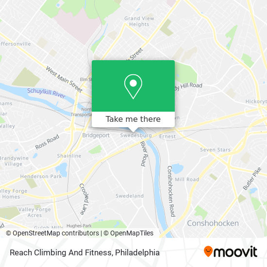 Reach Climbing And Fitness map