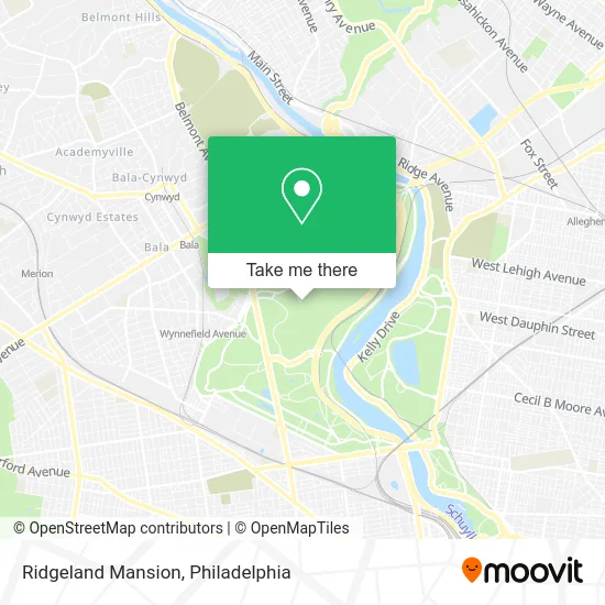 Ridgeland Mansion map