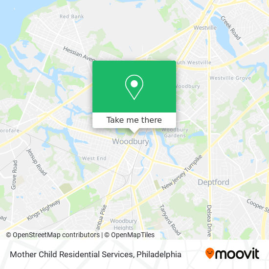 Mother Child Residential Services map