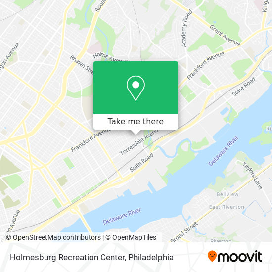 Mapa de Holmesburg Recreation Center