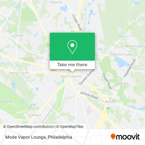 Mapa de Mode Vapor Lounge