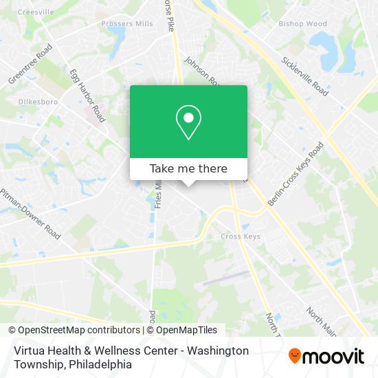 Virtua Health & Wellness Center - Washington Township map