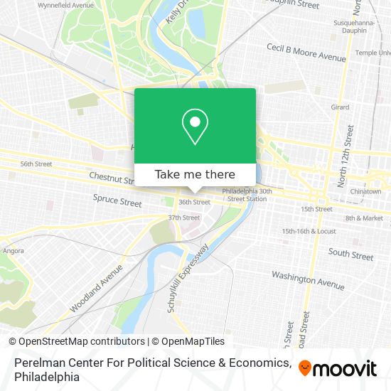 Mapa de Perelman Center For Political Science & Economics