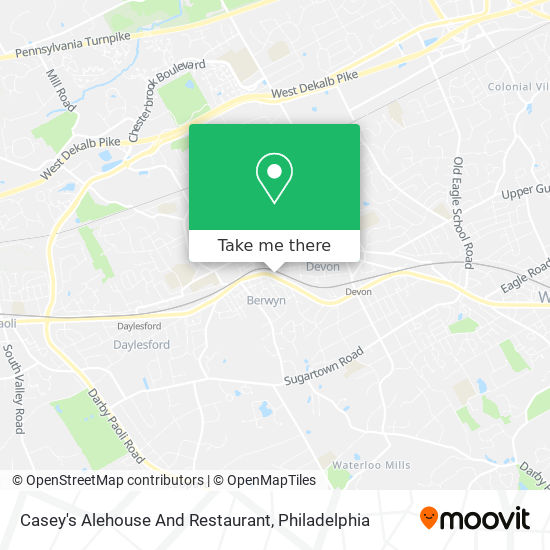 Casey's Alehouse And Restaurant map