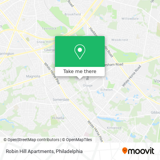 Mapa de Robin Hill Apartments