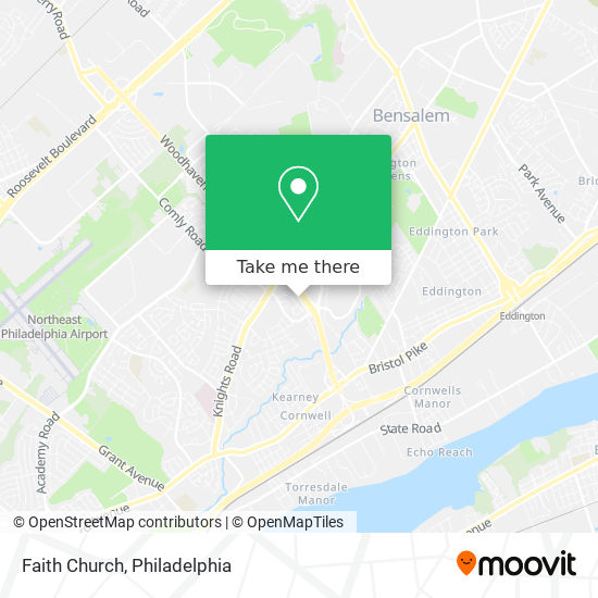 Mapa de Faith Church
