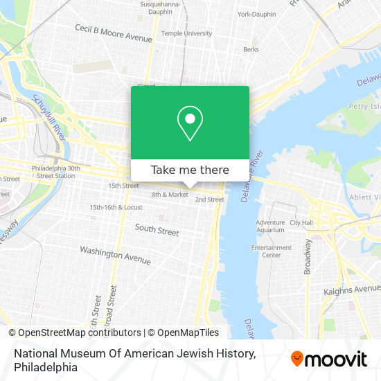 National Museum Of American Jewish History map