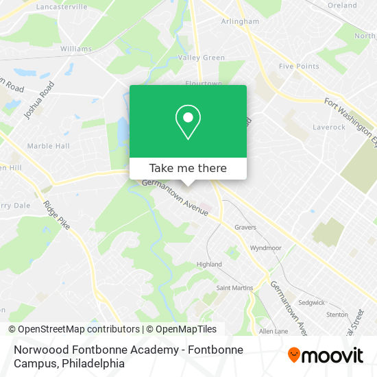 Norwoood Fontbonne Academy - Fontbonne Campus map