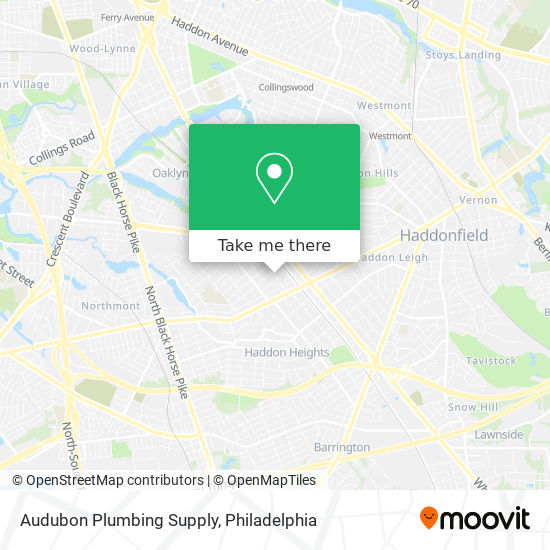 Audubon Plumbing Supply map