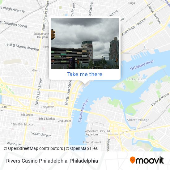 Rivers Casino Philadelphia map