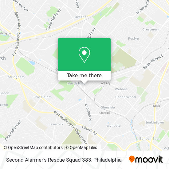 Second Alarmer's Rescue Squad 383 map