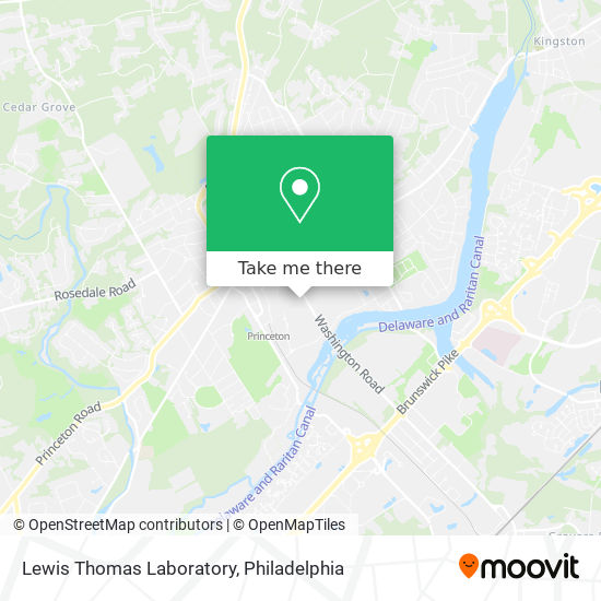 Lewis Thomas Laboratory map