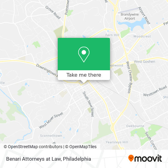 Benari Attorneys at Law map