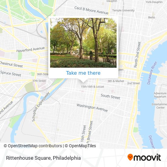 Rittenhouse Square map