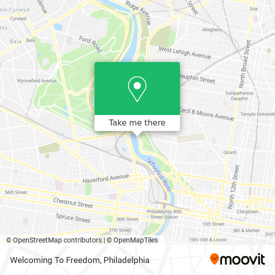 Welcoming To Freedom map