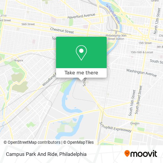 Campus Park And Ride map