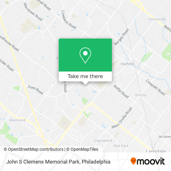 John S Clemens Memorial Park map
