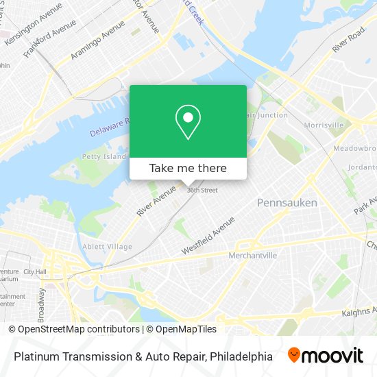 Platinum Transmission & Auto Repair map