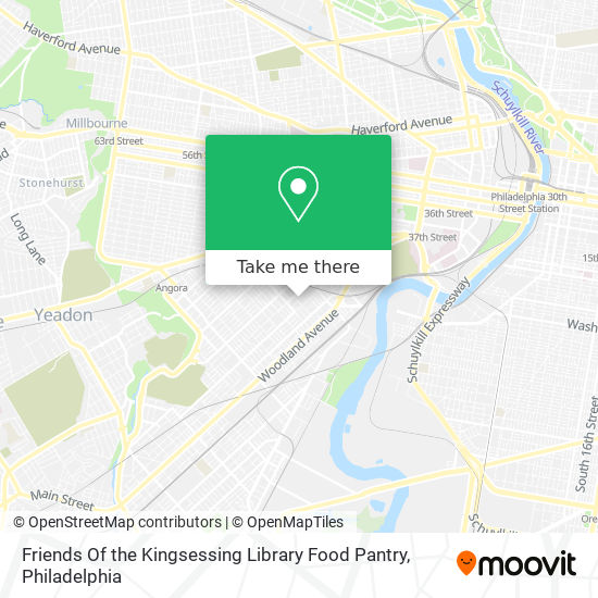 Mapa de Friends Of the Kingsessing Library Food Pantry