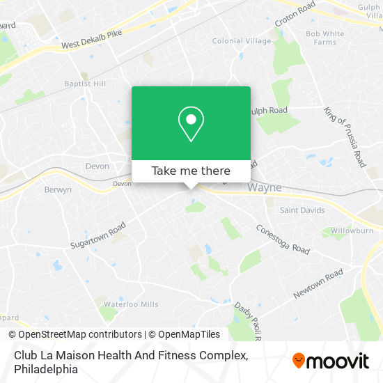 Mapa de Club La Maison Health And Fitness Complex