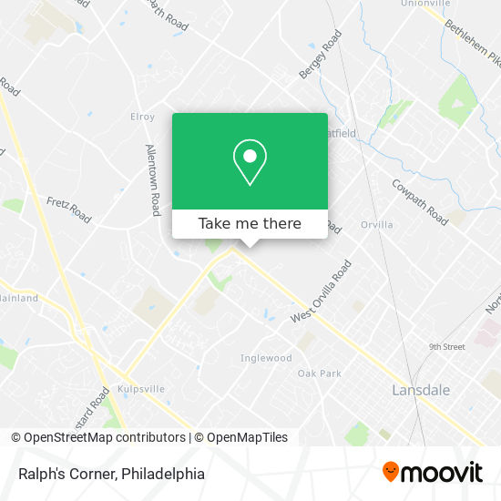 Ralph's Corner map