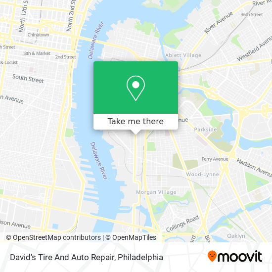 David's Tire And Auto Repair map