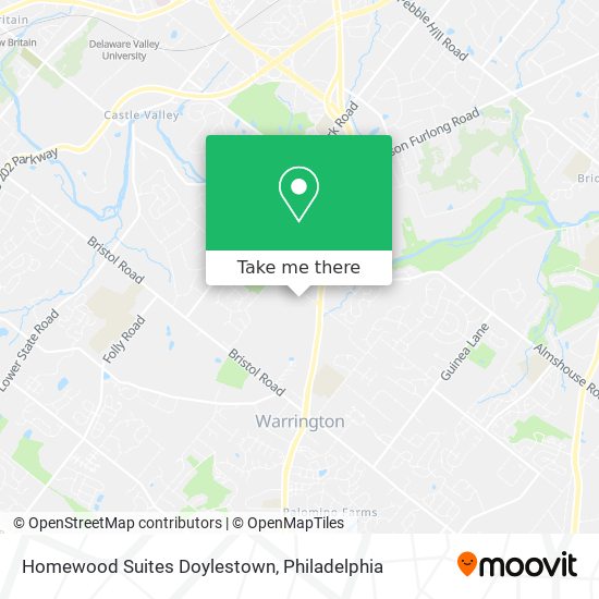 Mapa de Homewood Suites Doylestown