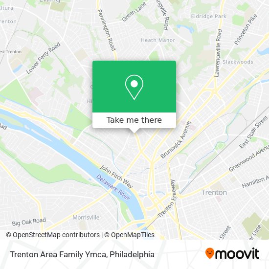 Trenton Area Family Ymca map