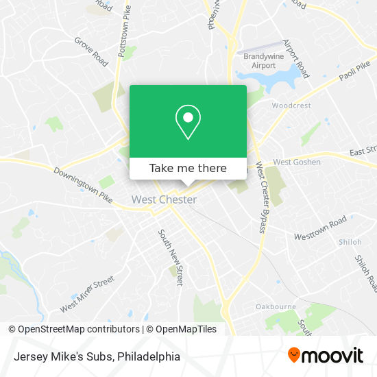 Mapa de Jersey Mike's Subs