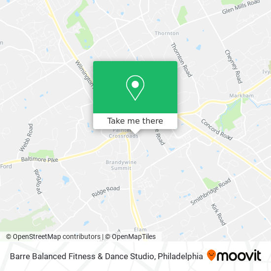 Barre Balanced Fitness & Dance Studio map