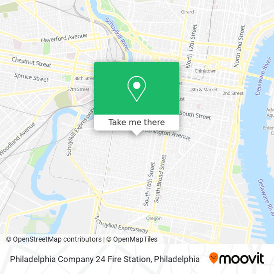 Philadelphia Company 24 Fire Station map