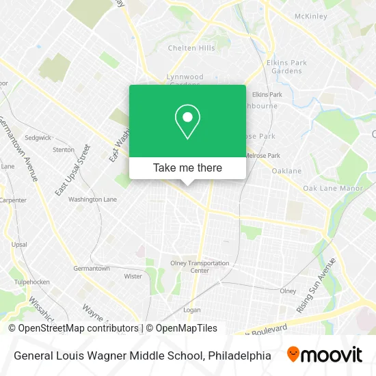 General Louis Wagner Middle School map