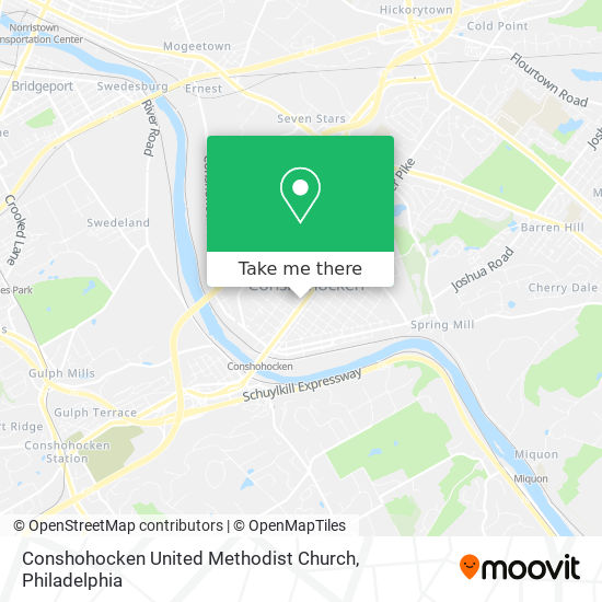Mapa de Conshohocken United Methodist Church
