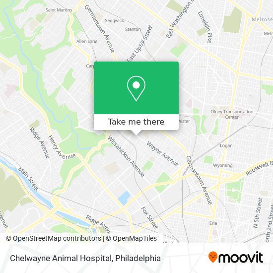 Chelwayne Animal Hospital map