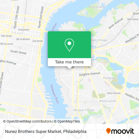Nunez Brothers Super Market map