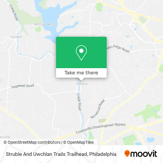 Struble And Uwchlan Trails Trailhead map