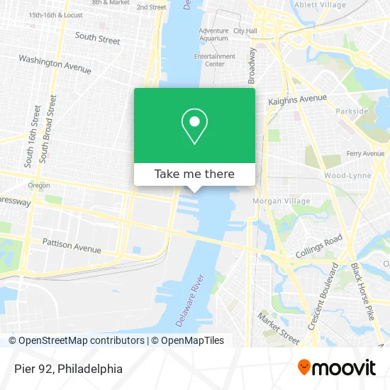Pier 92 map