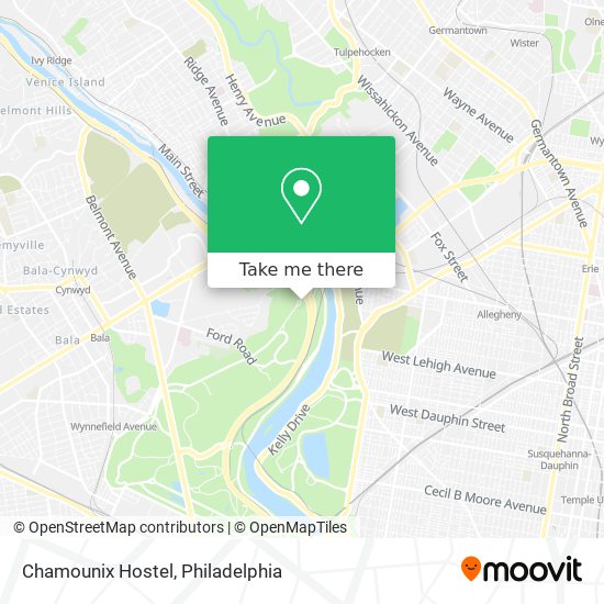 Chamounix Hostel map