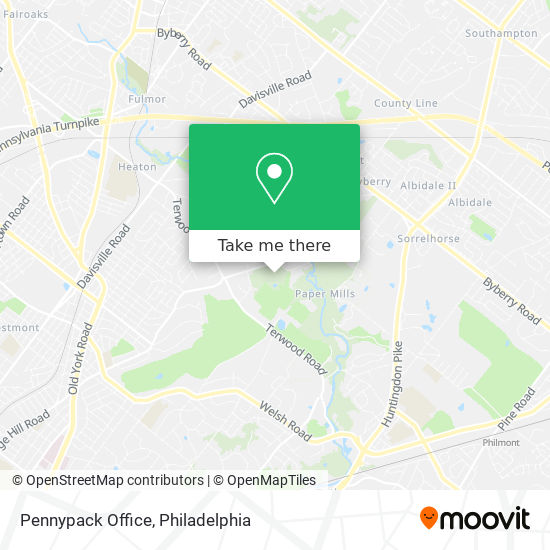 Pennypack Office map