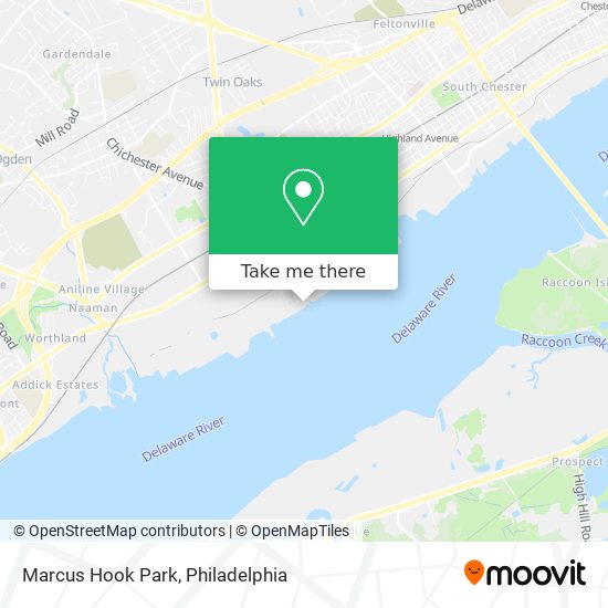 Marcus Hook Park map