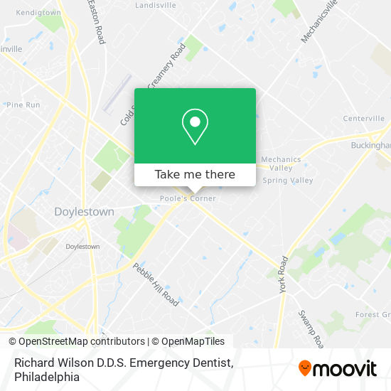 Mapa de Richard Wilson D.D.S. Emergency Dentist