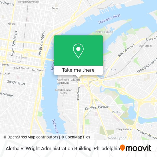 Aletha R. Wright Administration Building map