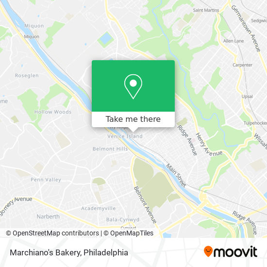Mapa de Marchiano's Bakery