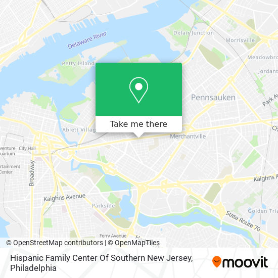 Hispanic Family Center Of Southern New Jersey map
