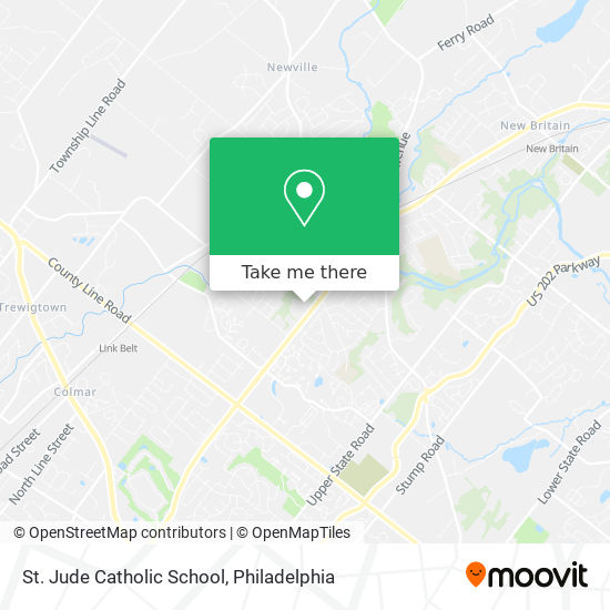 St. Jude Catholic School map