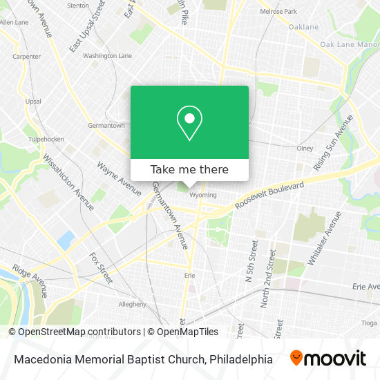 Macedonia Memorial Baptist Church map