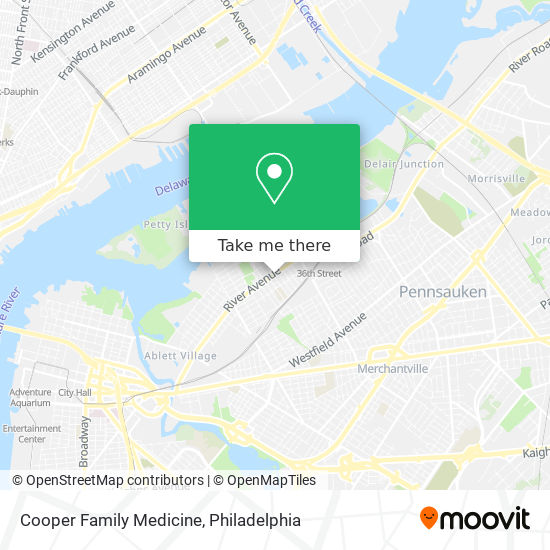 Cooper Family Medicine map