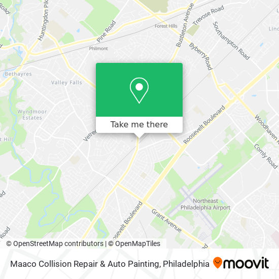 Mapa de Maaco Collision Repair & Auto Painting